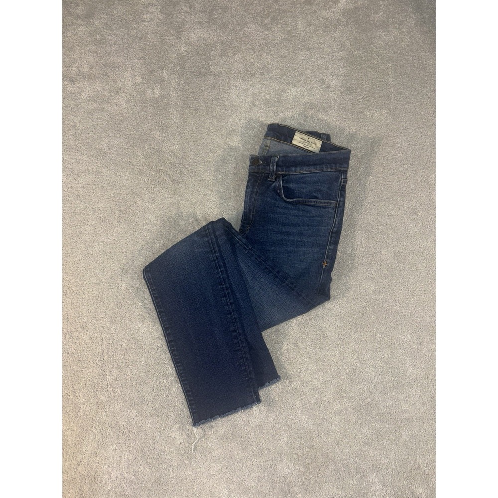 imogene And willie + virginia jeans Size‎ 27 Reg Dark Wash Fray Raw Hem